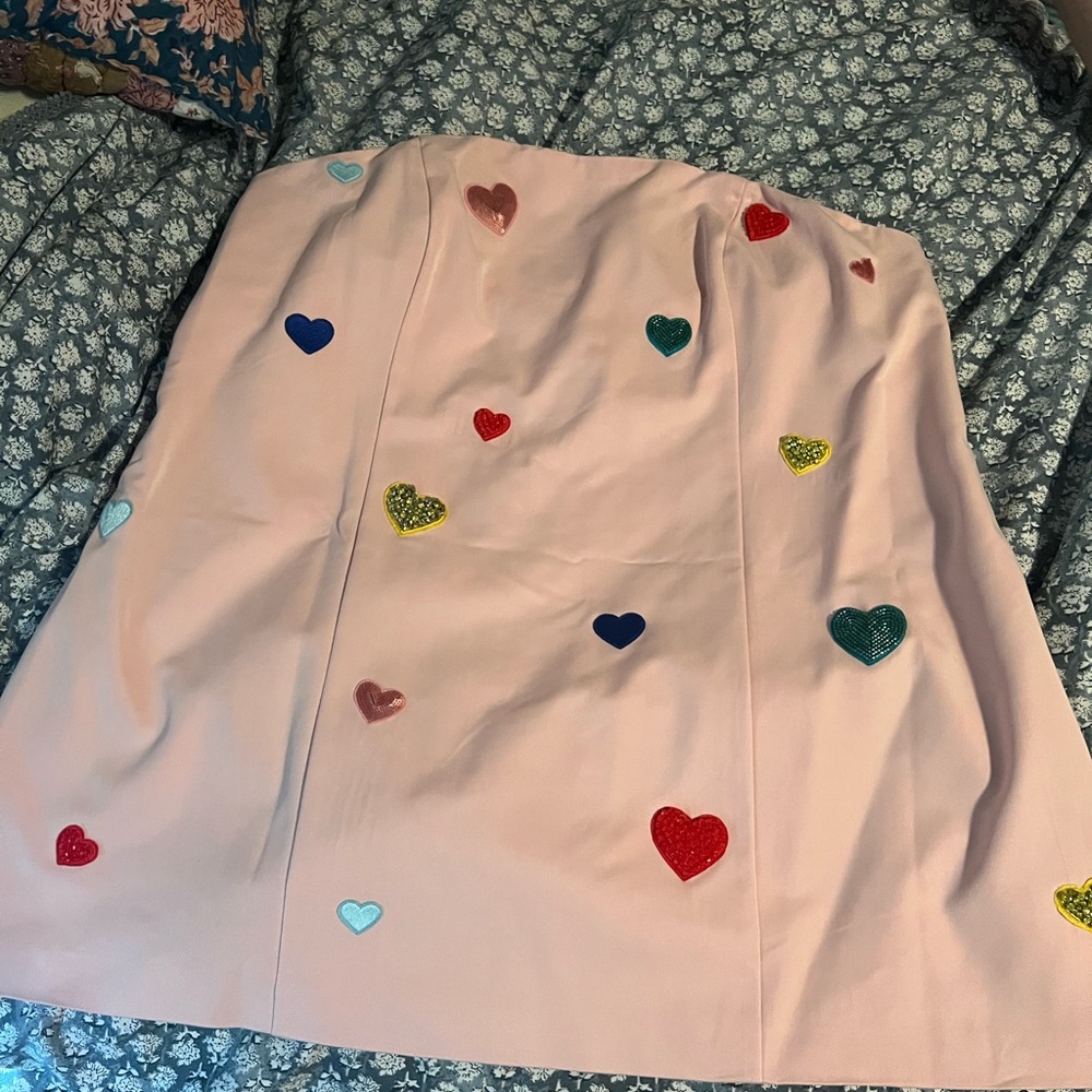 Mare Mare Strapless Embellished Heart Mini Dress - Picture 3 of 4